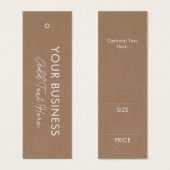 事業名エレガント服つるスタイリッシュラベル (正面&裏面)