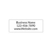 事業名電話番号Webサイト文字テンプレート セルフインキングスタンプ (デザイン)