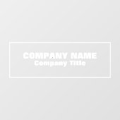 事業名 ウィンドウサイン (シート)