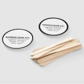 事業名・スローガンその他の文字 |黒と白 ハンドファン (組立なし)