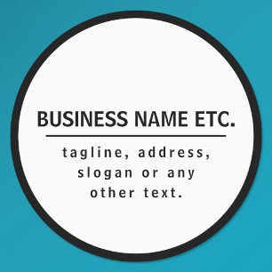 事業名・スローガンその他の文字  黒と白 ラベル