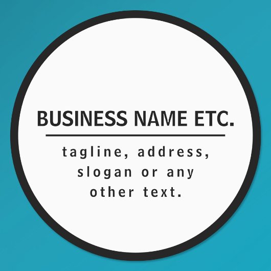 事業名・スローガンその他の文字 |黒と白 ラベル