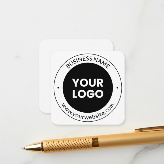 事業名・ホームページまたはスローガン、お礼など エンクロージャーカード (正面/裏面インサイチュ)