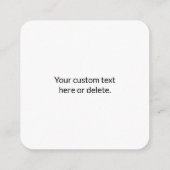 事業名・ホームページまたはスローガン、お礼など エンクロージャーカード (裏面)