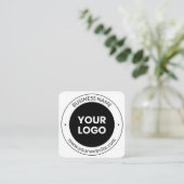 事業名・ホームページまたはスローガン、お礼など エンクロージャーカード (スタンド正面)