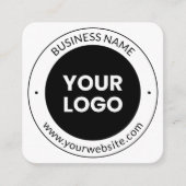 事業名・ホームページまたはスローガン、お礼など エンクロージャーカード (正面)