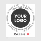 事業名・ホームページまたはスローガン、お礼など シール (シート)