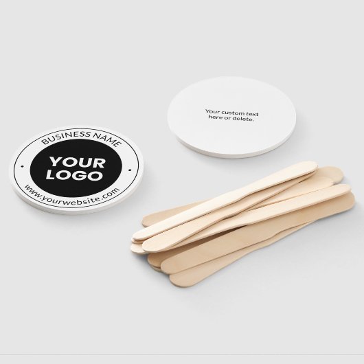 事業名・ホームページまたはスローガン、お礼など ハンドファン (組立なし)