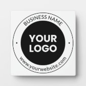 事業名・ホームページまたはスローガン、お礼など フォトプラーク (正面)