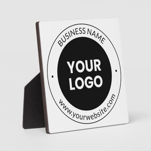 事業名・ホームページまたはスローガン、お礼など フォトプラーク (正面)