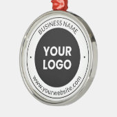 事業名・ホームページまたはスローガン、お礼など メタルオーナメント (左)