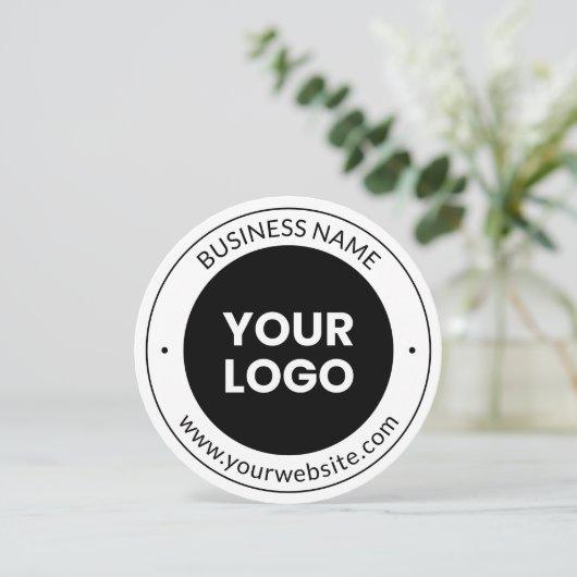 事業名・ホームページまたはスローガン、お礼など 招待状 (スタンド正面)