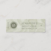 事業名 衣類 価格 サイズ ハングタグ 大理石 コーリングカード (正面)