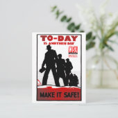 事業場の安全 ポストカード (スタンド正面)