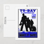 事業場はがきの安全性 ポストカード (正面/裏面)