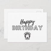 事業実在財産ハッピーバースデー ポストカード (正面/裏面)