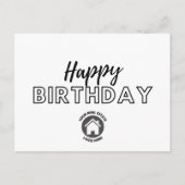 事業実在財産ハッピーバースデー ポストカード (正面)