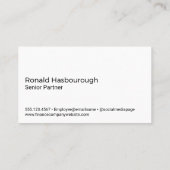 事業家が金融図を引く 名刺 (裏面)