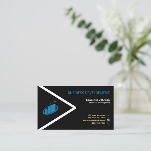 事業展開 名刺 (スタンド正面)