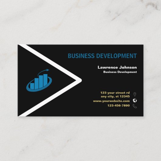 事業展開 名刺 (正面)