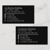 事業広告サービス 名刺 (正面/裏面)