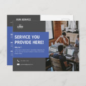 事業用会社はがき ポストカード (正面/裏面)