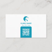 事業用動物ペット |シンプルモダン 名刺 (裏面)