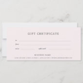 事業用商品券バラ金ゴールド グラデーション (裏面)