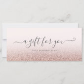 事業用商品券バラ金ゴールド グラデーション (正面)