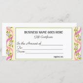 事業用贈与証 | (正面/裏面)