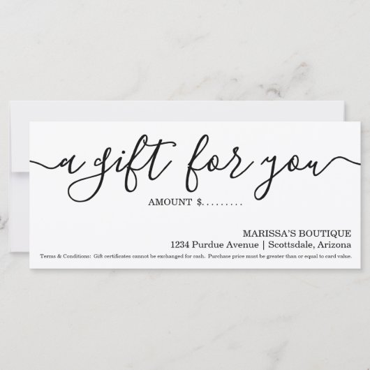 事業用贈与証 |右のみ (正面)