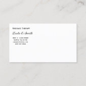 事業用通話カード 名刺 (裏面)