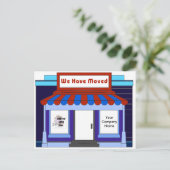 . .事業移広告動はがきの促進 案内ポストカード (スタンド正面)