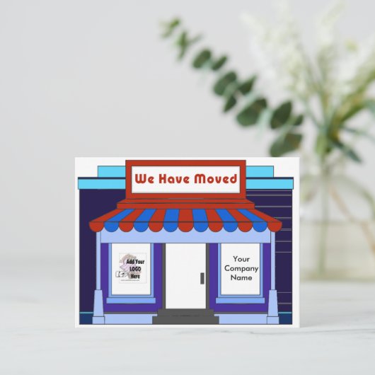 . .事業移広告動はがきの促進 案内ポストカード (スタンド正面)