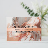 事業証明書 |お客様 |銅大理石 (スタンド正面)