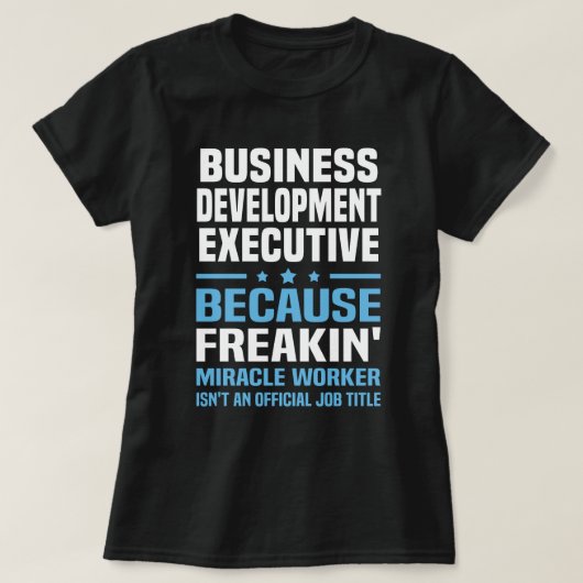 事業開発責任者 Tシャツ (デザイン正面)