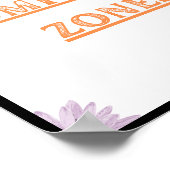 事素晴らしが決して来心地よいゾーンから引用文 ポスター (角)