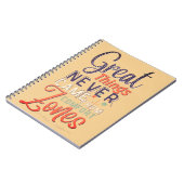 事素晴らし実は来心地よい誌から ノートブック (左側)