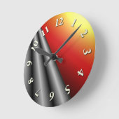 事象の地平線 ラウンド壁時計 (傾斜)