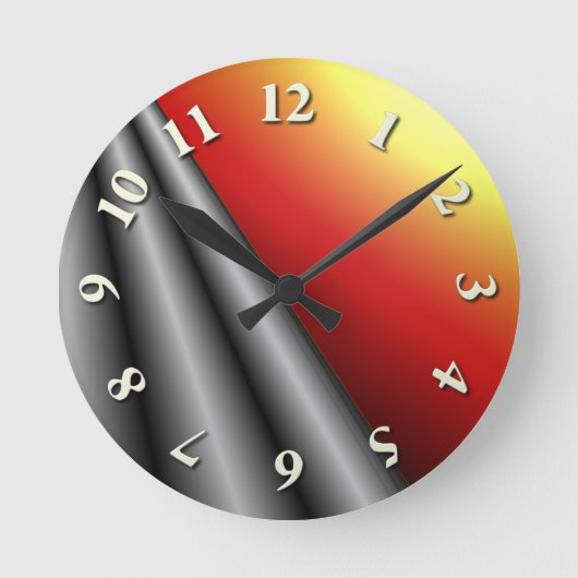 事象の地平線 ラウンド壁時計 (正面)