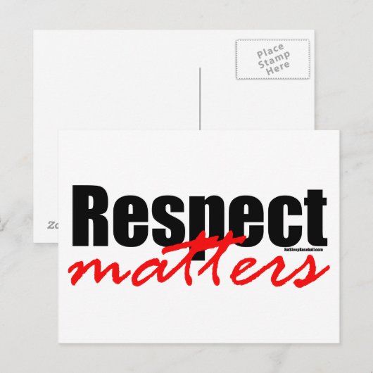 事項の尊重 ポストカード (正面/裏面)