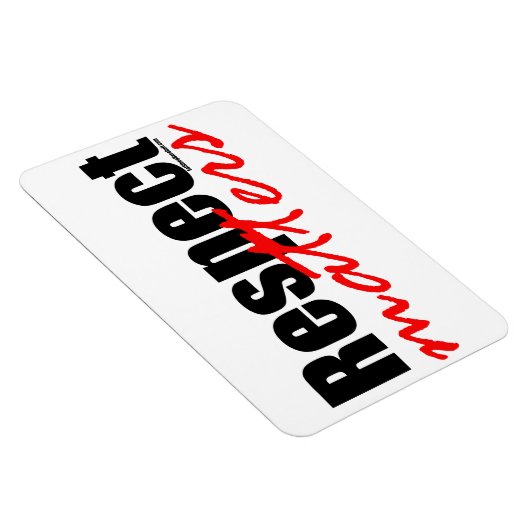 事項の尊重 マグネット (右側)