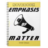 事項の強調 ノートブック (正面)