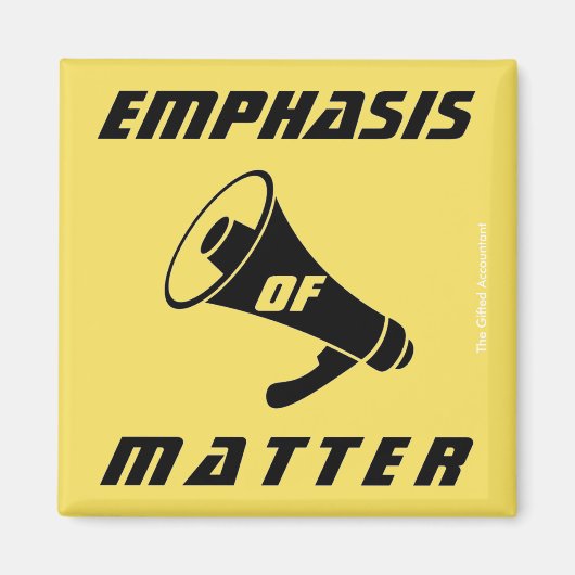 事項の強調 マグネット (正面)