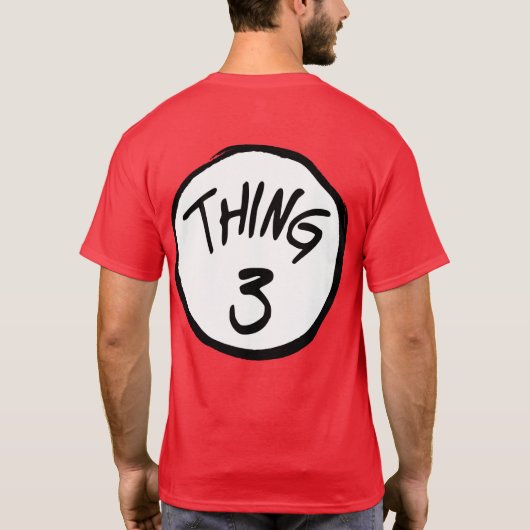 事3 Tシャツ (裏面)