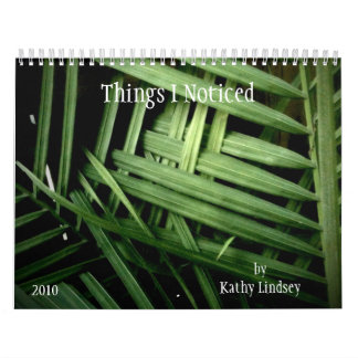 事、Kathy Lindseyが気づくI 2010年 カレンダー