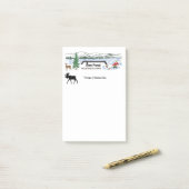 事Iのアメリカヘラジカは ポストイット (デスク上)