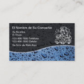 二か国語の自動詳述の名刺 名刺 (裏面)