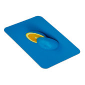 二つに切った青いレモン マグネット (右側)