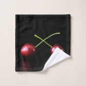 二つのさくらんぼbtcna バスタオルセット (ウォッシュタオル)